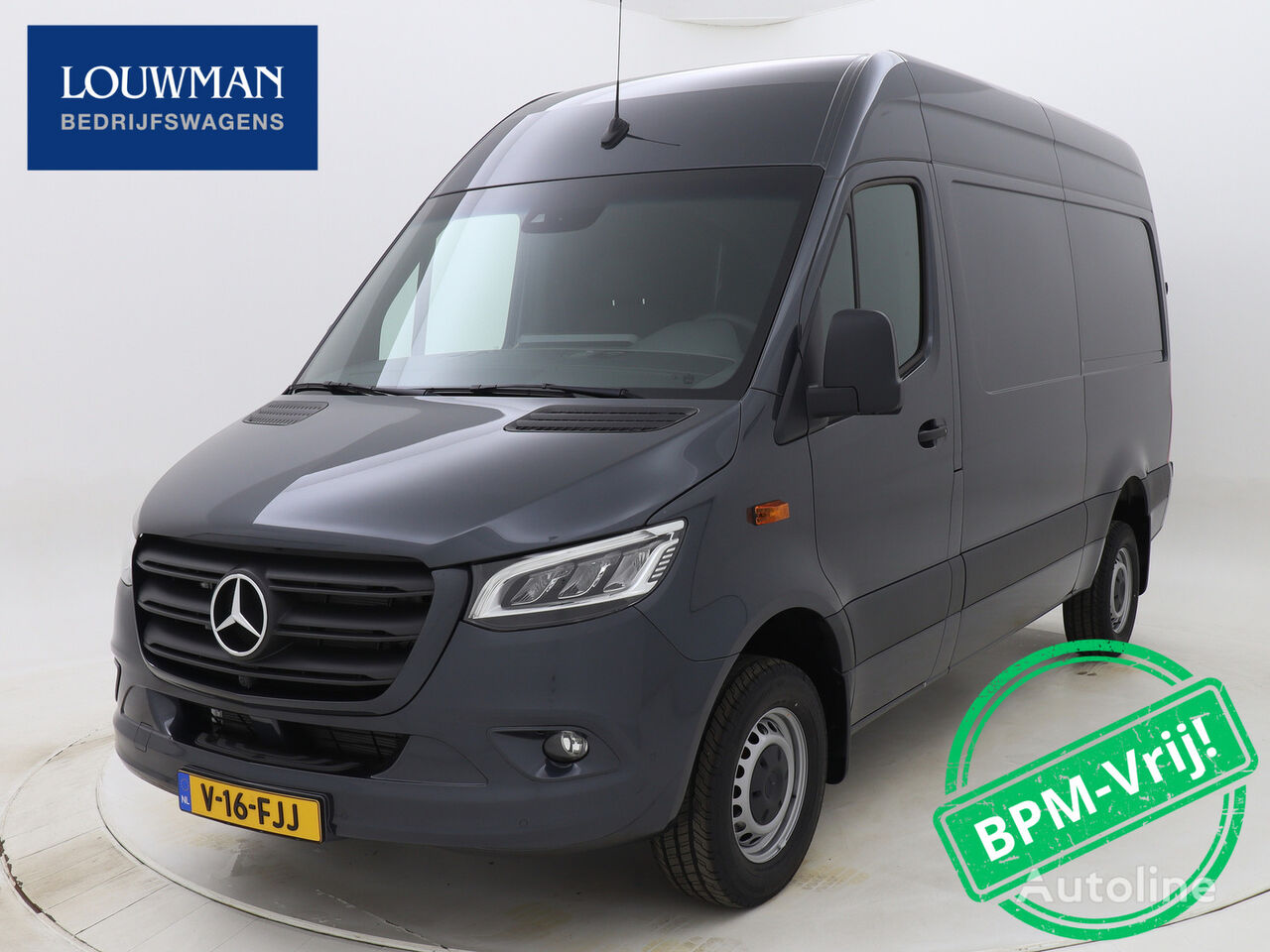 Mercedes-Benz Sprinter 419 1.9 CDI 366 L2H2 9G-Automaat Nieuw BPM Vrij LED Nav gesloten bestelwagen