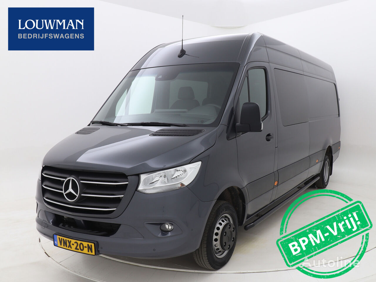 الميكروباصات شاحنة مقفلة Mercedes-Benz Sprinter 517 1.9 CDI L3H2 Dubbele Cabine 3500KG Trekhaak Achteru