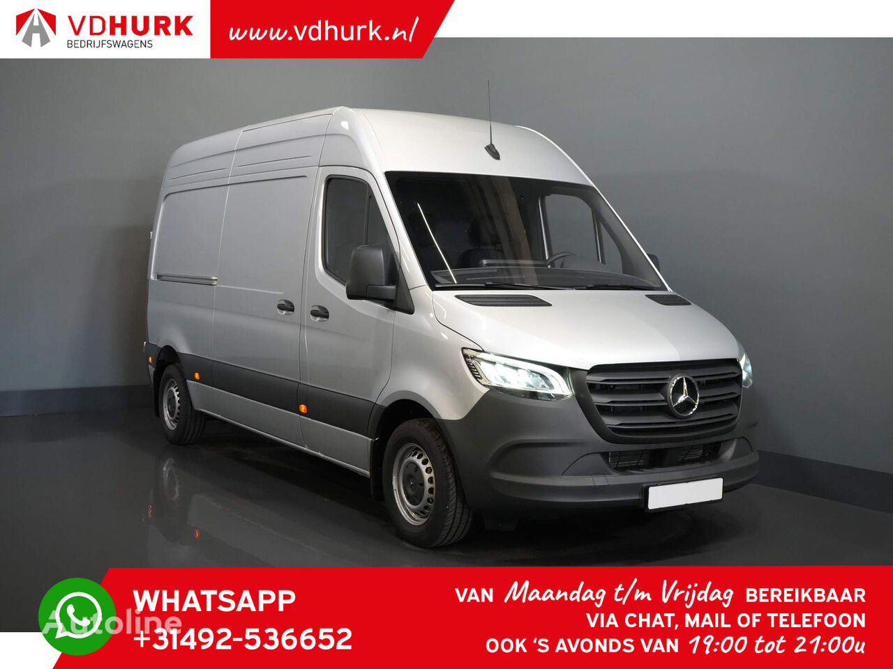 ny Mercedes-Benz Sprinter Aut. L2H2 LED/ 3t GVW/ Standkachel/ Carplay/ Cruise/ Ca skåpbil