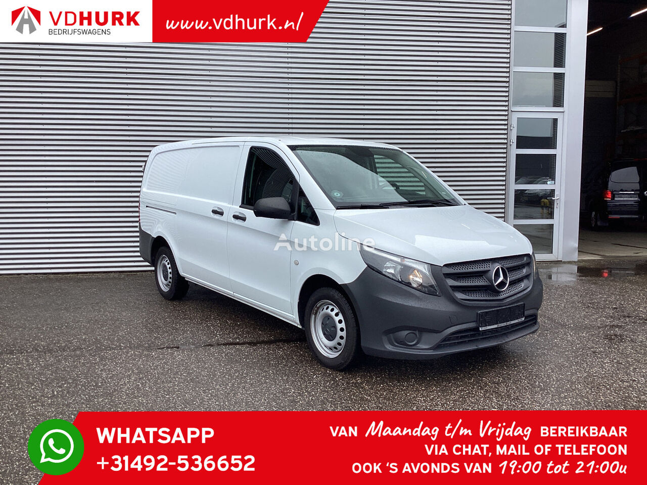 mikroautobusas furgonas Mercedes-Benz Vito 114 2.2 CDI 140pk L2 Standkachel/ Stoelverw./ Carplay/ Came