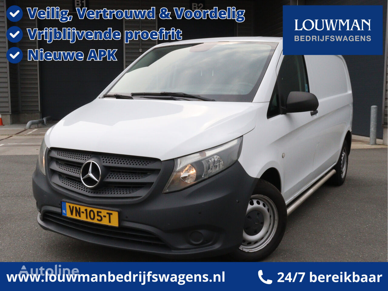 Mercedes-Benz Vito 114 CDI 7G-Automaat Camera Navigatie Airco Betimmering NAP closed box van