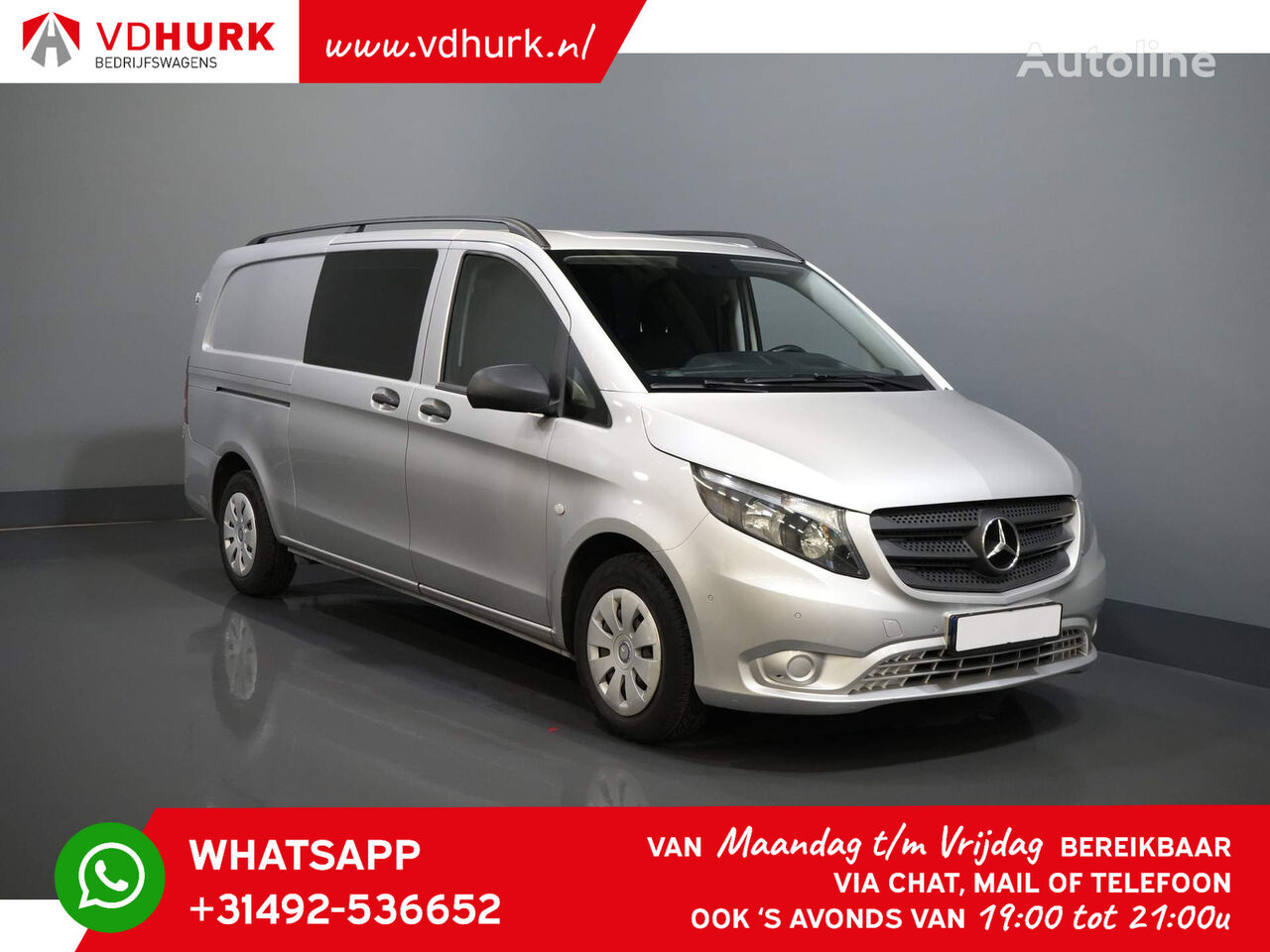 dostawczy furgon Mercedes-Benz Vito 114 CDI Aut. L3 DC BPM VRIJ! Dubbel cabine/ EURO6/ Climate/