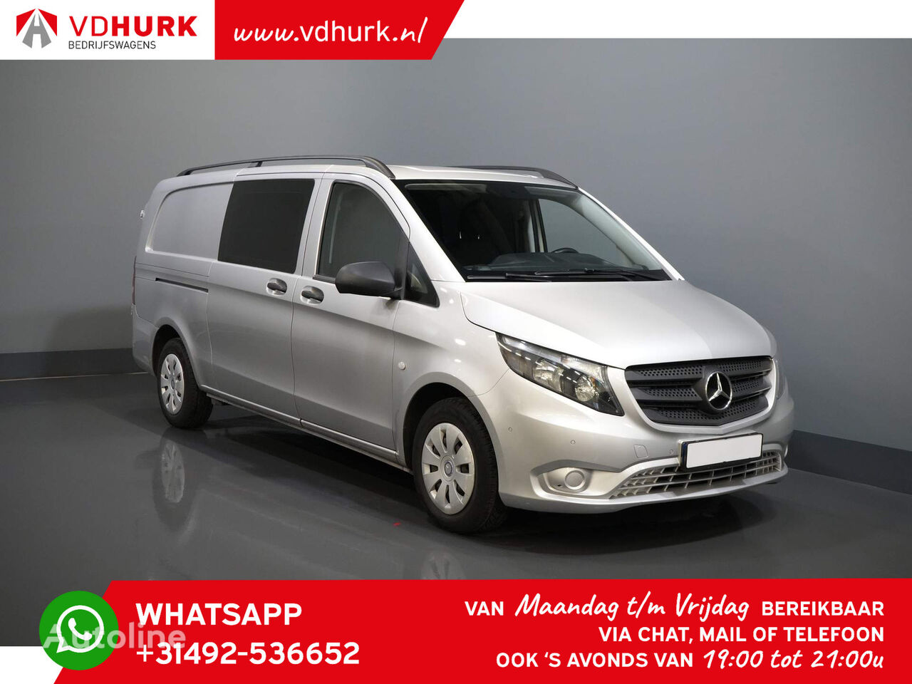 Mercedes-Benz Vito 114 CDI Aut. L3 DC Dubbel cabine/ EURO6/ Climate/ Navi/ Cam Kastenwagen