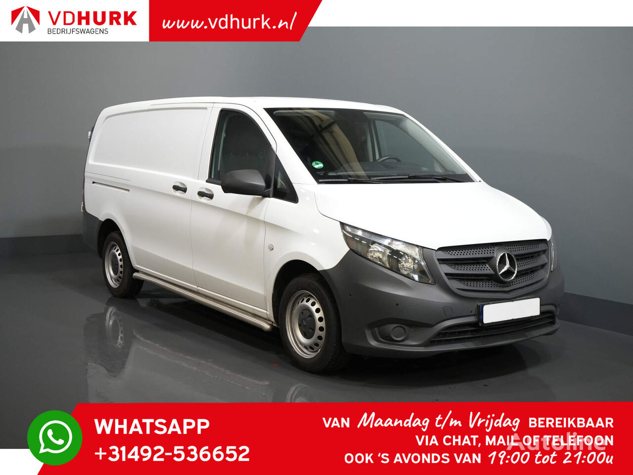 микроавтобус фургон Mercedes-Benz Vito 114 CDI Aut. RWD L2 Cruise/ Alarm III/ Carplay/ 2.5t Trekve