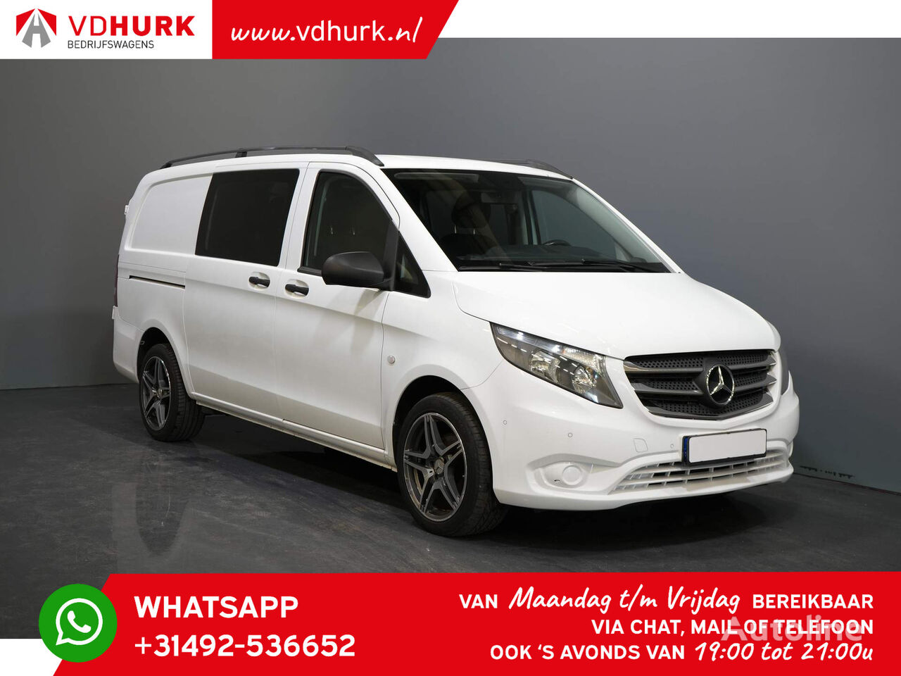 fourgon utilitaire Mercedes-Benz Vito 114 CDI DC Dubbel Cabine BPM VRIJ! 17'' LMV/ Cruise/ PDC