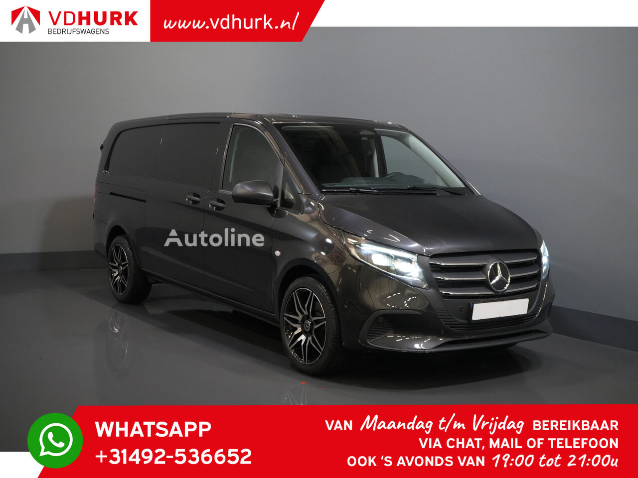 Mercedes-Benz Vito 116 CDI Aut. L3 Select BPM VRIJ/ LED/ LMV 19"/ 2.5t Trekver furgon