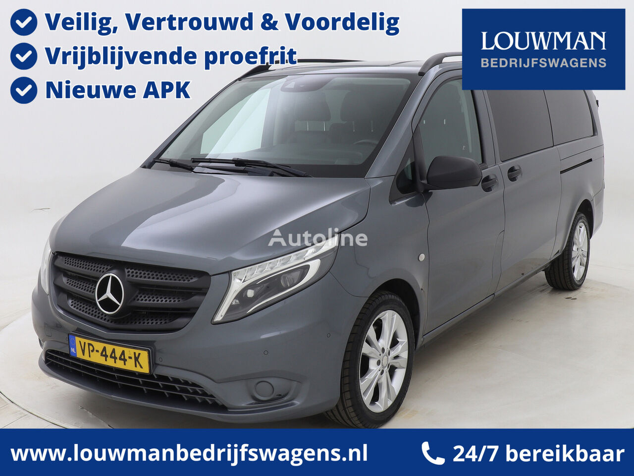 fourgon utilitaire Mercedes-Benz Vito 119 CDI BlueTEC Extra Lang DC Comfort Dubbele cabine Leder