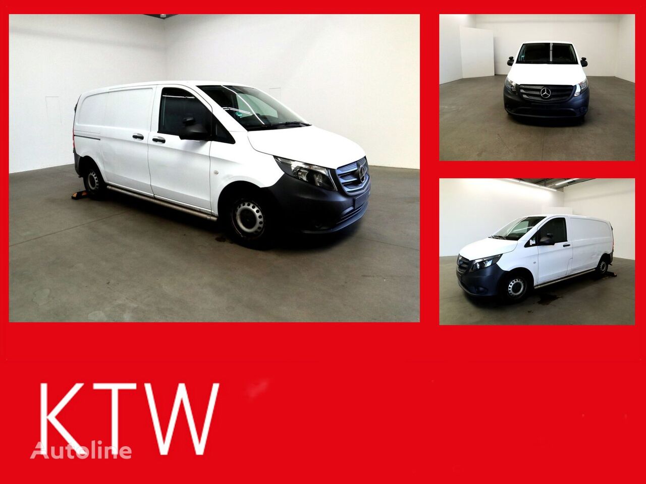 damaged Mercedes-Benz Vito116 KA  closed box van