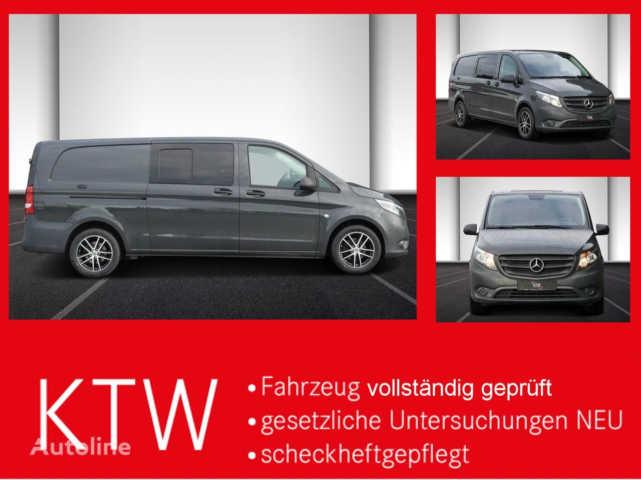 Mercedes-Benz Vito116CDI Extralang,Mixto,6Sitze,Automatik minibuss varebil