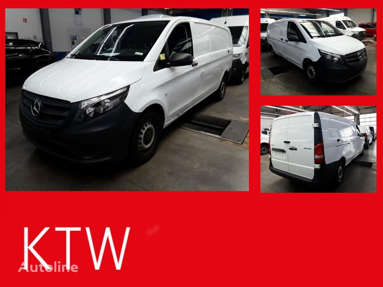 mikroautobusas furgonas Mercedes-Benz Vito116CDI KA Extralang,9GTronic,Kamera,PTC