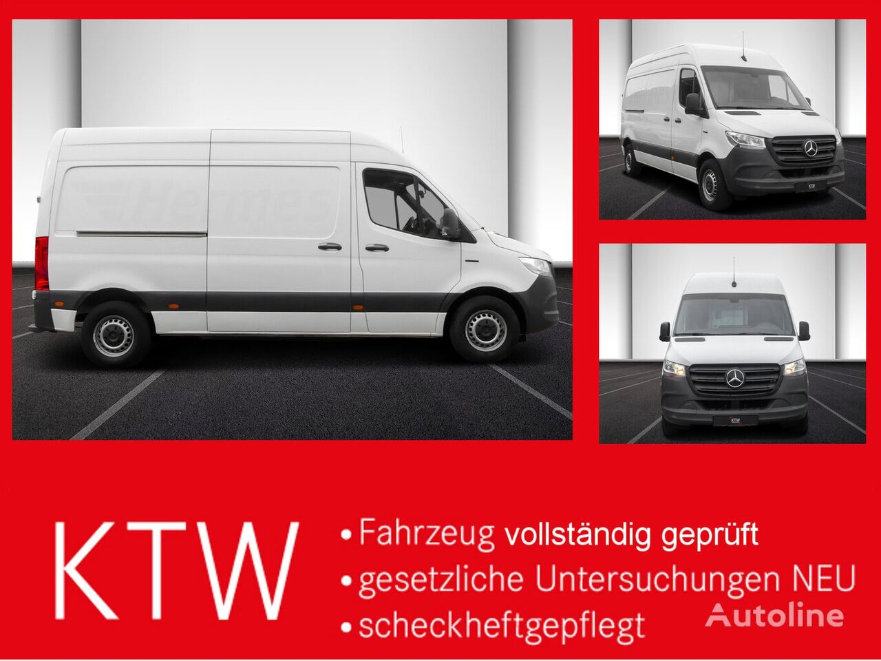 микроавтобус фургон Mercedes-Benz eSprinter 312 Kasten FWD,3.924mm Radstand