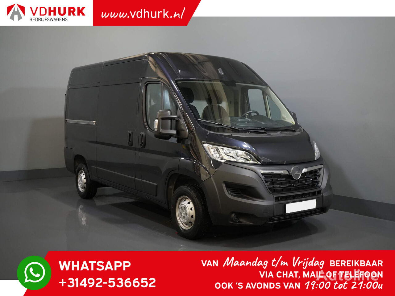 Opel Movano 35 2.2D 140 pk L2H2 BPM VRIJ/ Cruise/ Airco/ Versterkte v minibuss skåpbil