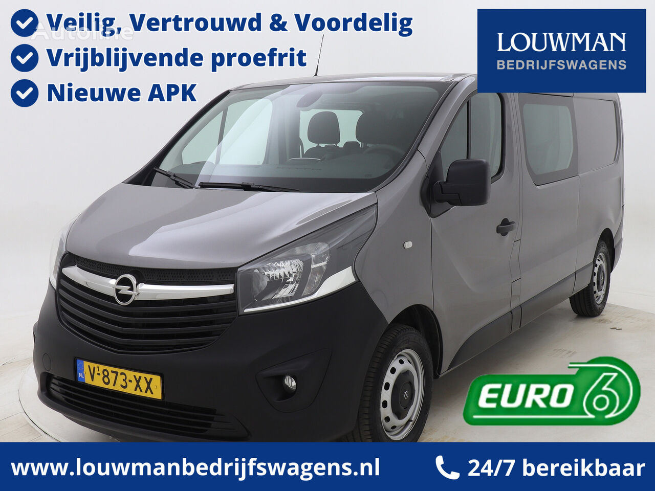 Opel Vivaro 1.6 CDTI L2H1 Dubbele Cabine Business+ EcoFlex Trekhaak N closed box van