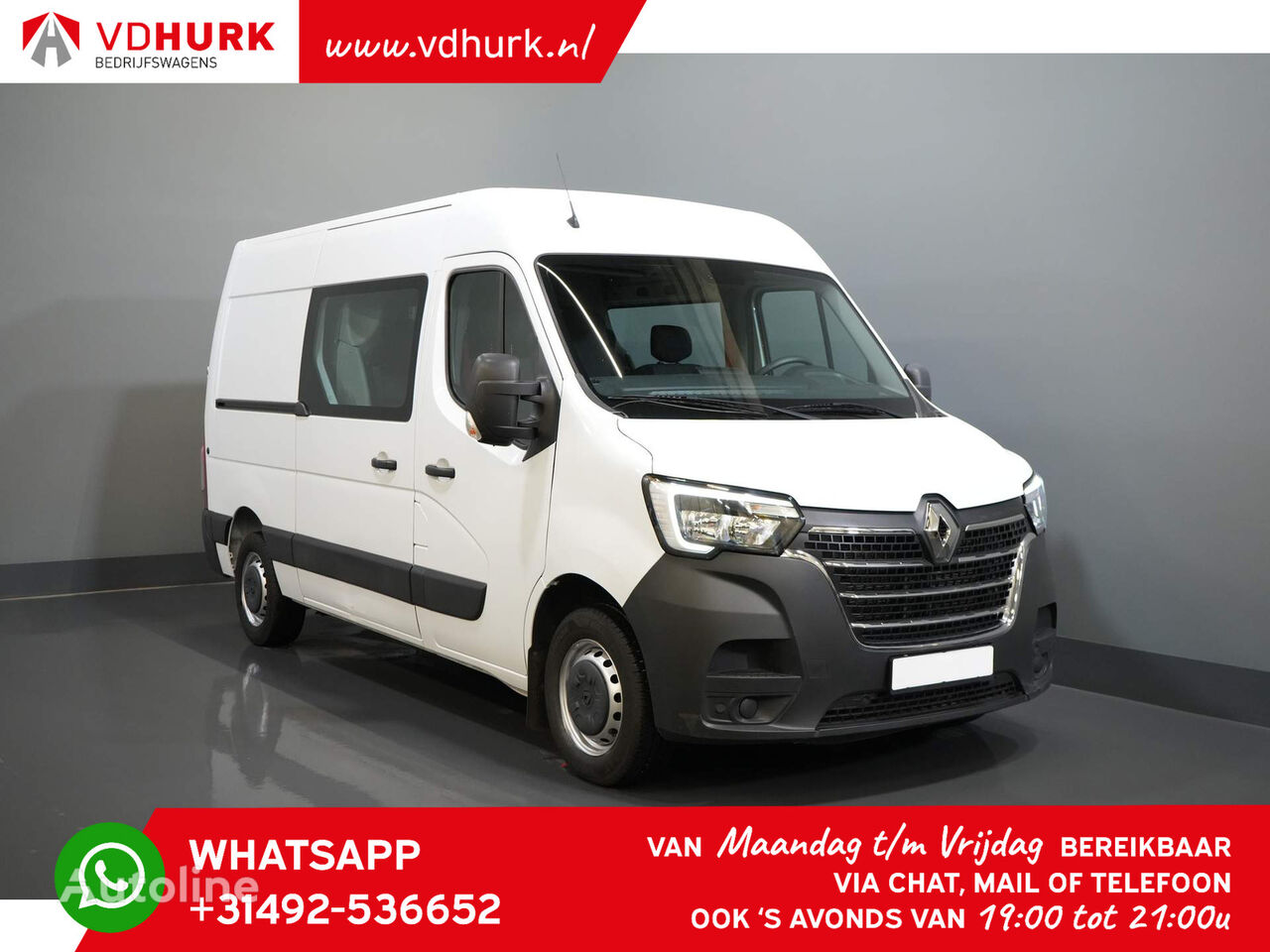 Renault Master T35 2.3 dCi 145 pk L2H2 DC Dubbel Cabine 7Pers./ Carplay/ Kastenwagen