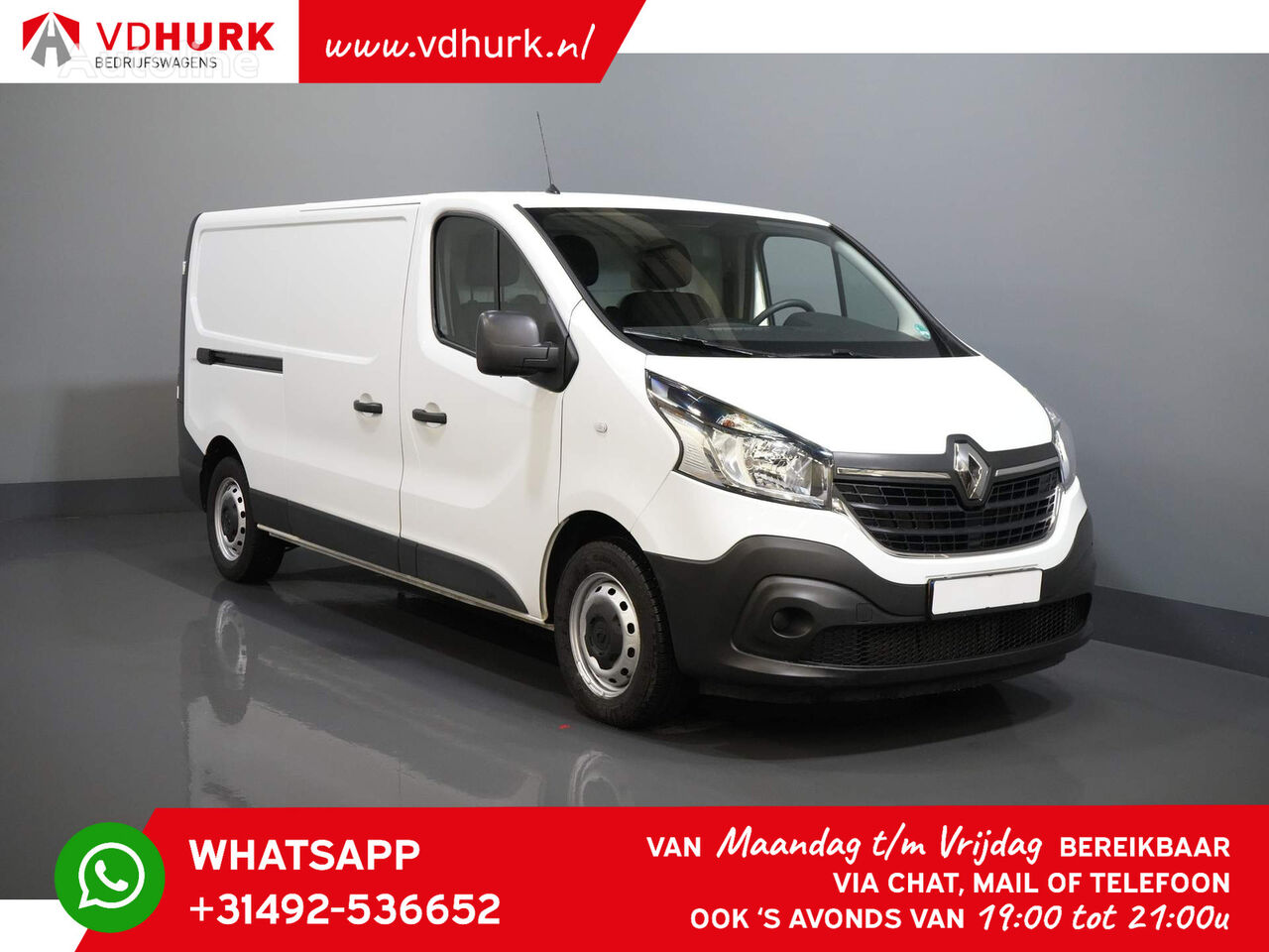 микроавтобус фургон Renault Trafic 2.0 dCi 120 pk L2 3 Pers./ Keyless/ Airco/ PDC