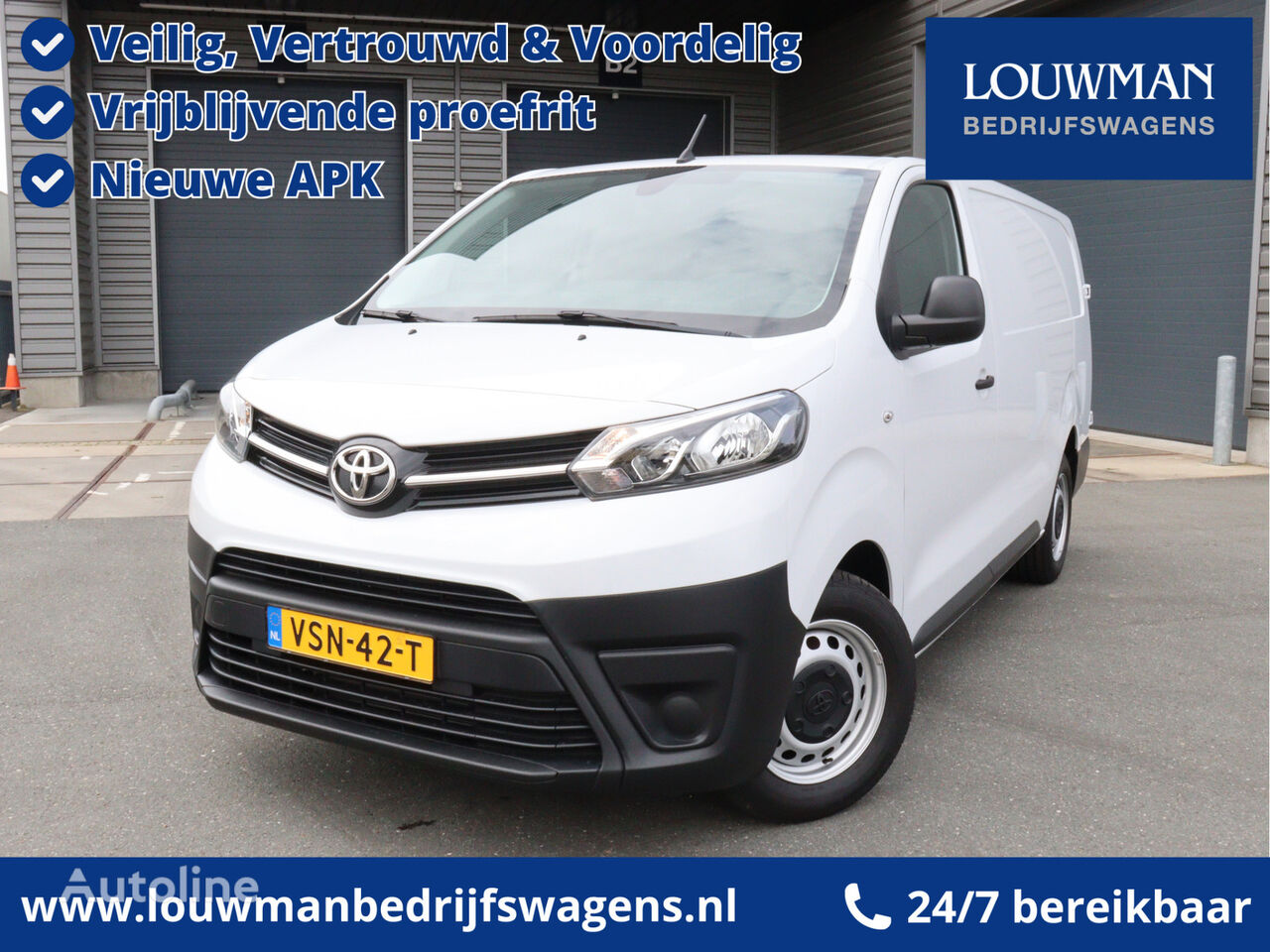 Toyota PROACE Long Worker 1.5 D-4D Cool NIEUW Carplay Airco Cruise Cont closed box van