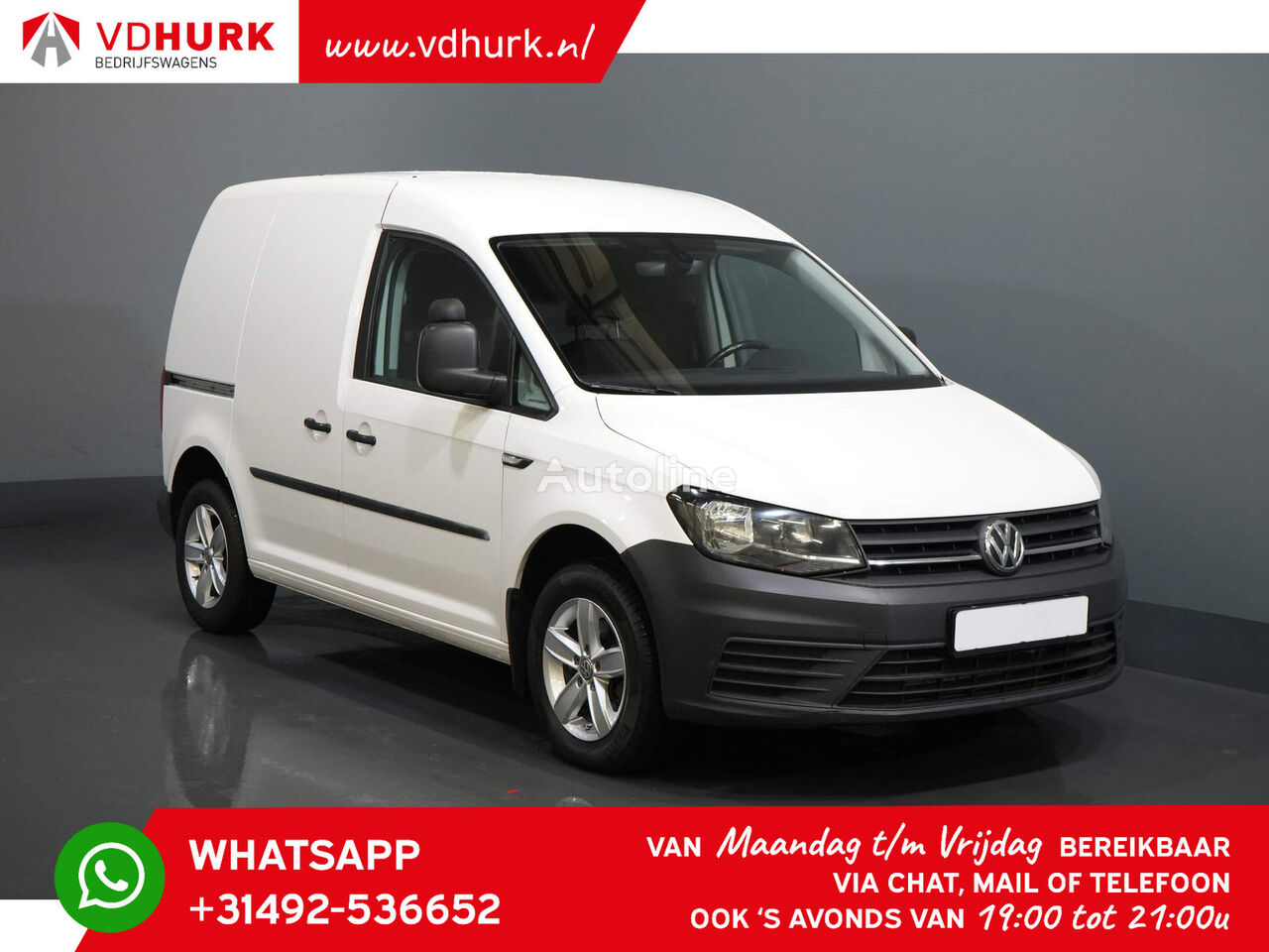 الميكروباصات شاحنة مقفلة Volkswagen Caddy 2.0 TDI 100 pk DSG Euro6 Cruise/ Standkachel/ Alarm/ LMV/