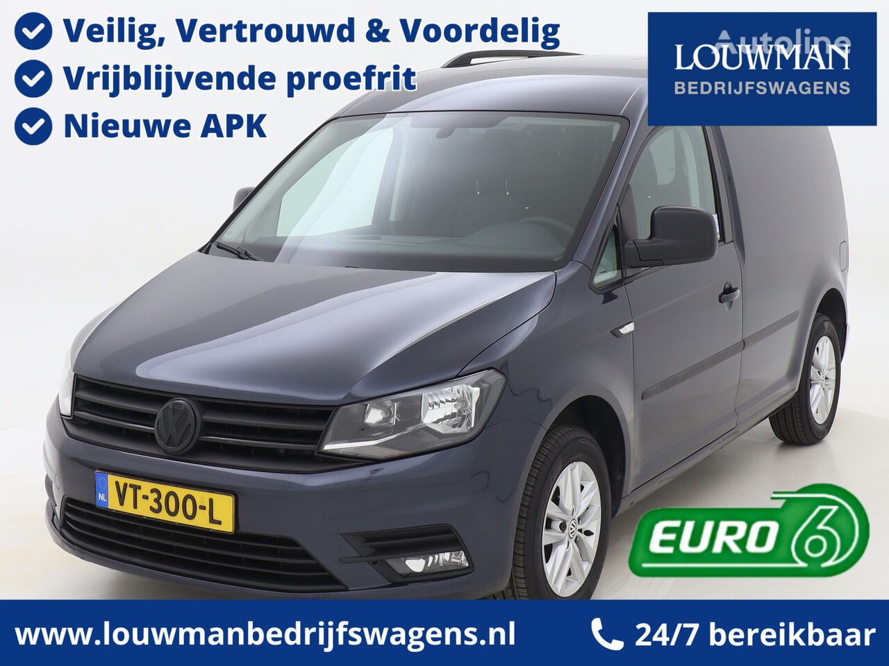 fourgon utilitaire Volkswagen Caddy 2.0 TDI DSG L1H1 Highline Navigatie Cruise Control Airco P