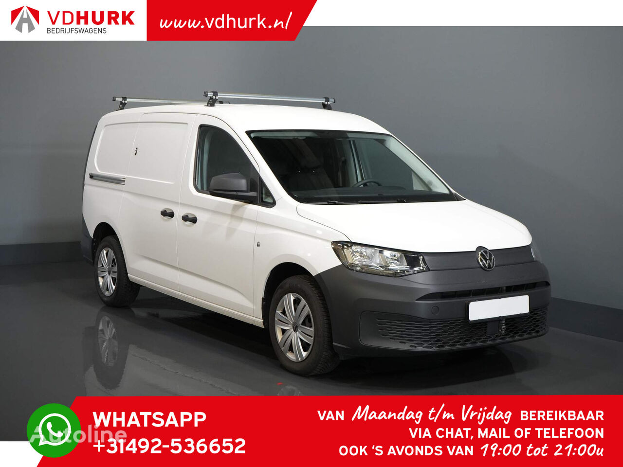 мікроавтобус фургон Volkswagen Caddy Cargo Maxi 2.0 TDI 102 pk ZGAN! Airco/ Cruise/ Trekhaak