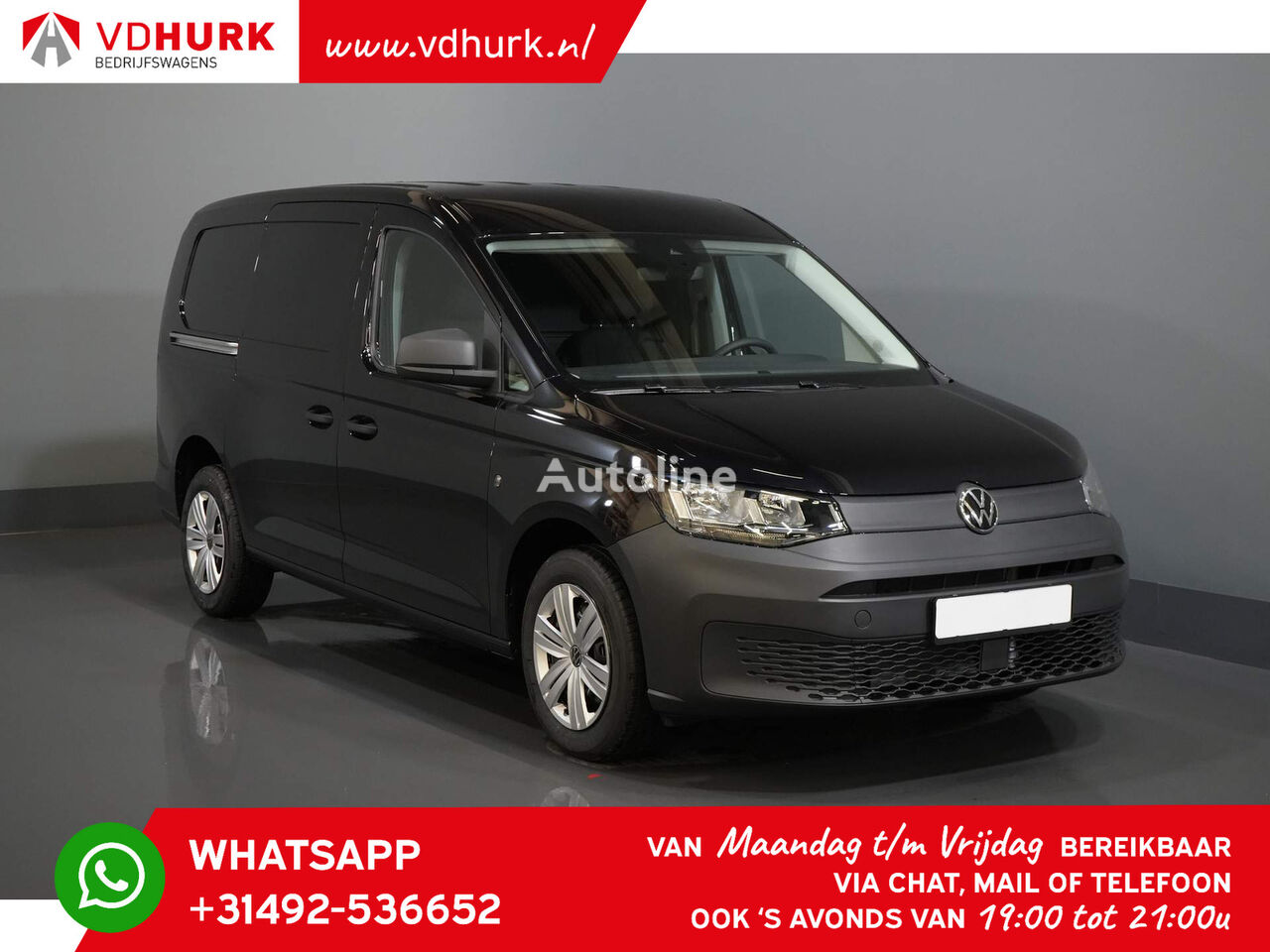 микроавтобус фургон Volkswagen Caddy Cargo Maxi 2.0 TDI 125 pk DSG Aut. BPM VRIJ/ Virtual Cockp