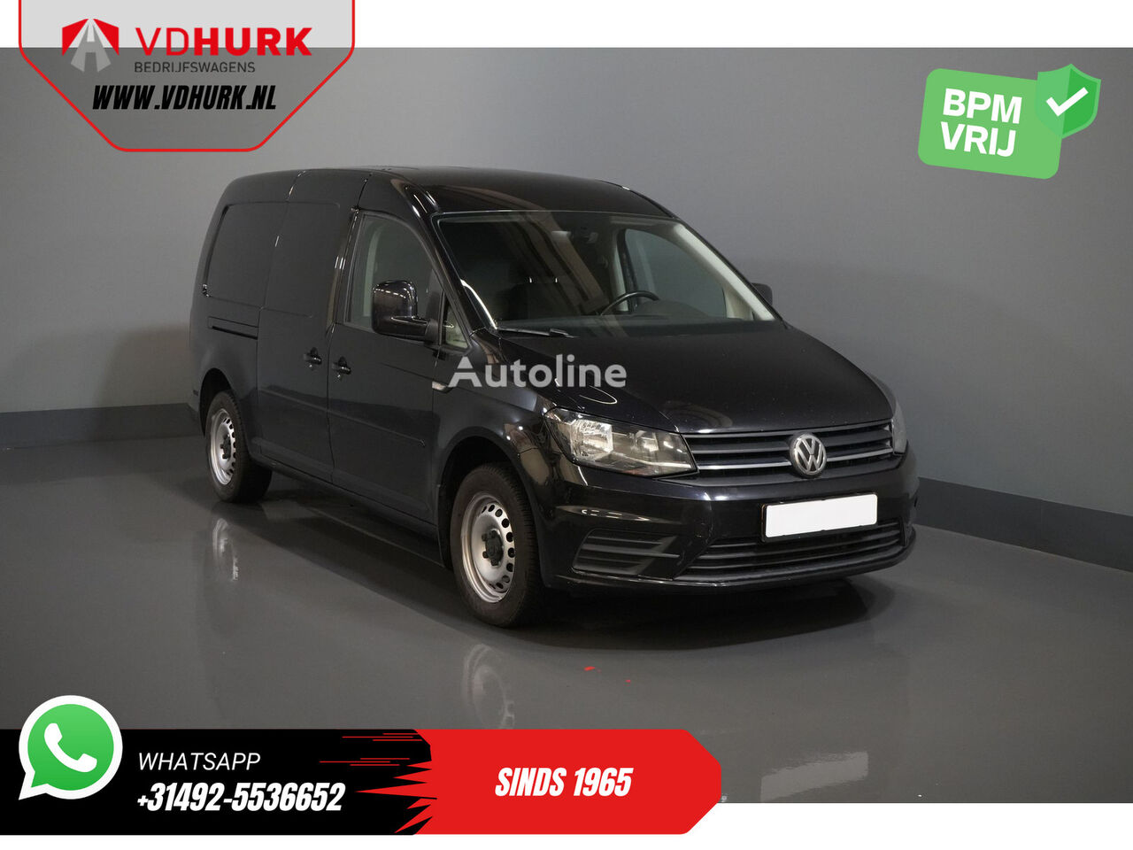 микроавтобус фургон Volkswagen Caddy Maxi 2.0 TDI 100 pk DSG Aut. E6 D.B. Riem V.V./ 2x Schuifd