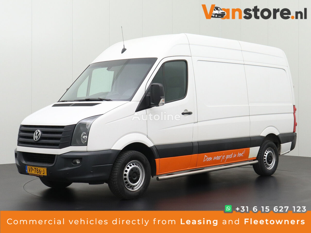 μίνι φορτηγό κόφα Volkswagen Crafter 2.0TDI L2H2 Airco | Trekhaak