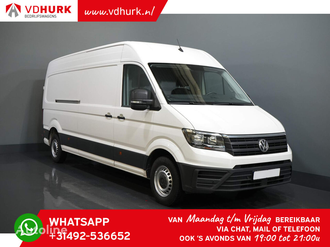 Volkswagen Crafter 35 2.0 TDI 180 pk DSG Aut. L4H3 2x Schuifdeur/ Standkach kassevogn