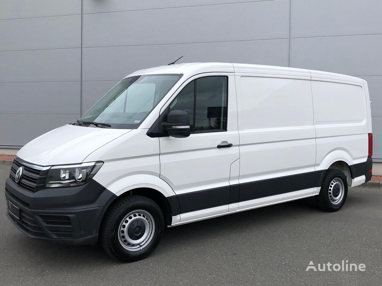 الميكروباصات شاحنة مقفلة Volkswagen Crafter Kasten 35 L3H2 PDC KLIMA MFL