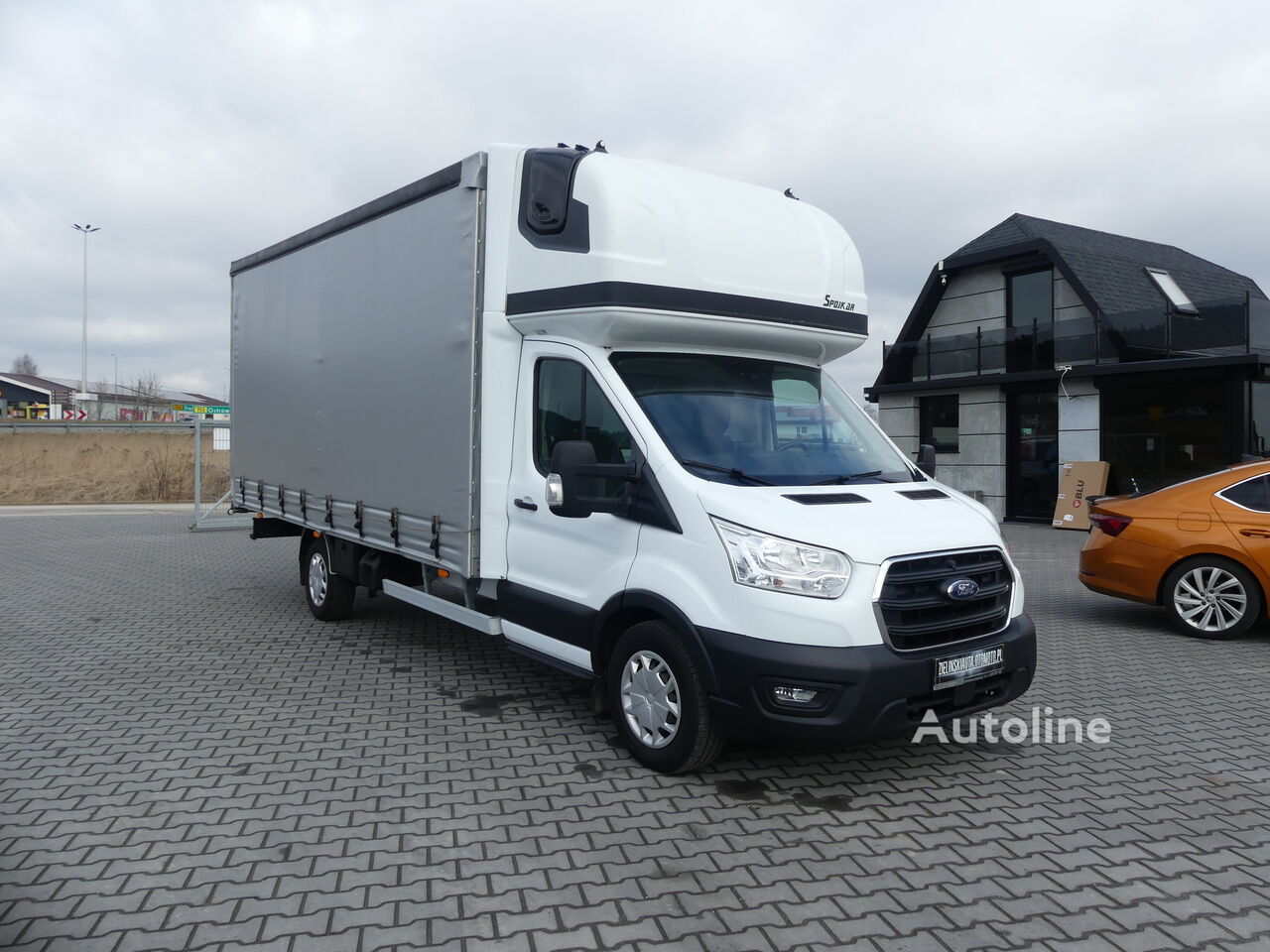 Ford TRANSIT / PLANDEKA / FIRANKA / AUTOMAT / 10 EP /  Przebieg silni curtainsider truck < 3.5t