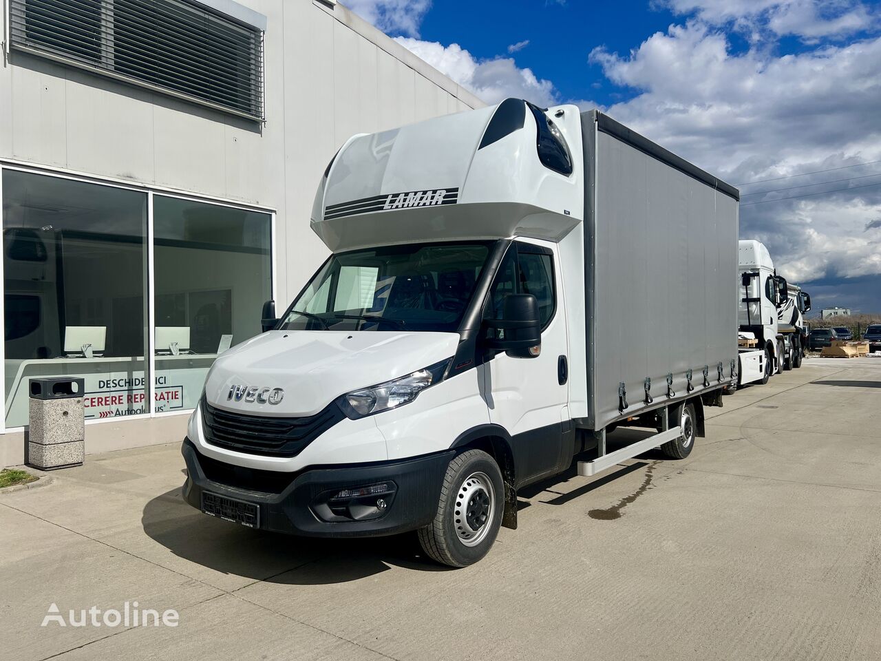 جديدة شاحنة ذات ستارة جانبية < 3.5 أقدام IVECO Daily 35S18H 180CP ampatament 4100 cu PRELATA