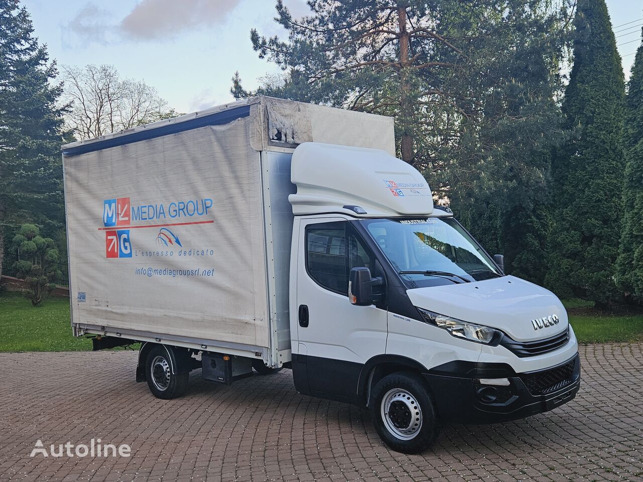 φορτηγό με καρότσα κουρτίνα < 3.5τ IVECO Daily 35s-12 Skrzynia Plandeka 4.30 M ! Klima ! Bez Korozji !