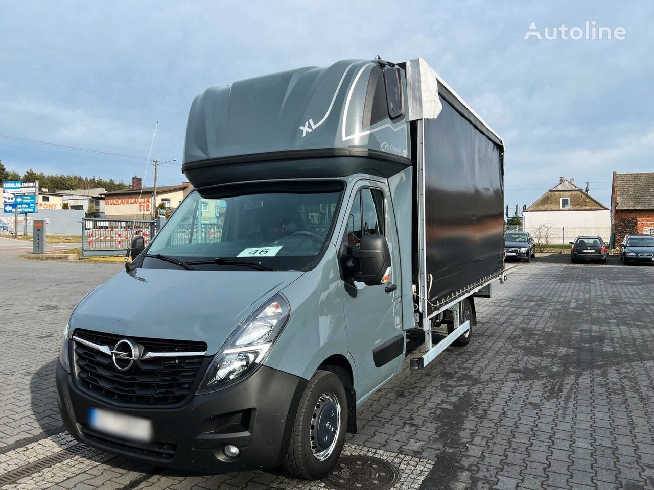 xe tải có rèm mở bên hông Opel Movano 165  Pritsche