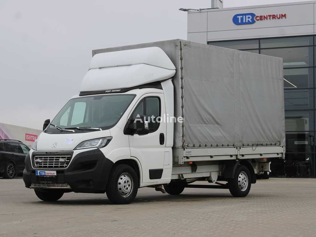 Peugeot Boxer, EURO 6, SIDEBOARD, TIRES 80% kamion s zavjesom < 3.5t