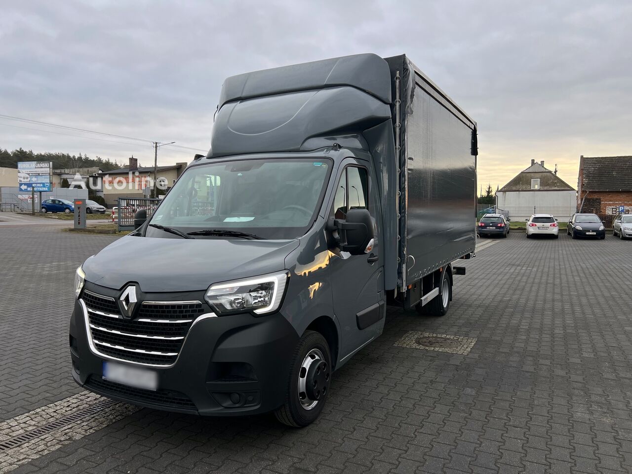 Renault Master 165 DCI Plandeka + Firanka 9EP + Winda 750 Kg Bliźniaki S curtainsider truck < 3.5t - Autoline