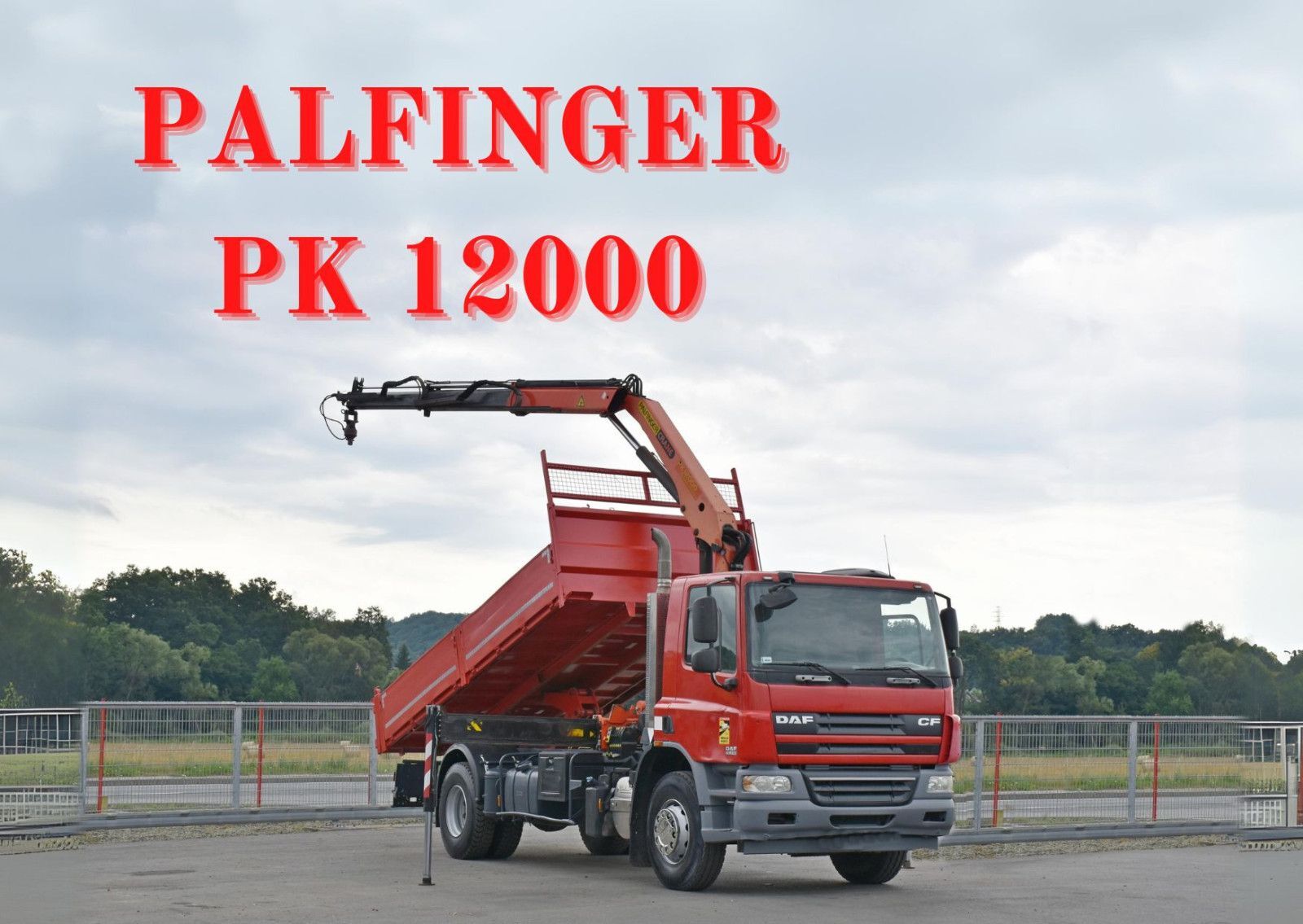 DAF CF 75.310 *Kipper 5,20 m + PK 12000 *TOPZUSTAND volquete < 3.5t