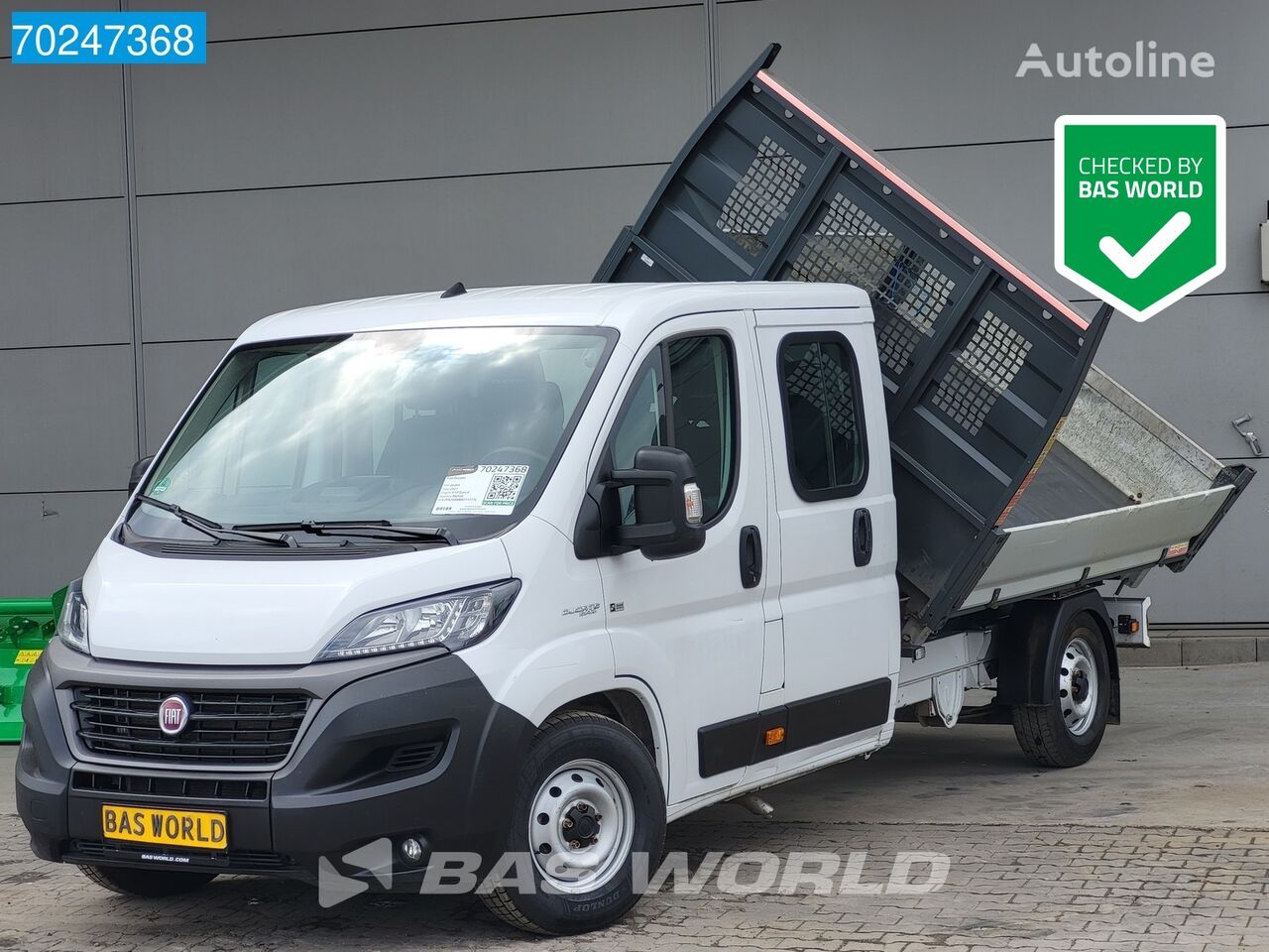 tovornjak prekucnik < 3.5t FIAT Ducato 140pk 3 zijdige Kipper Dubbel Cabine Navi Airco Cruise Tr