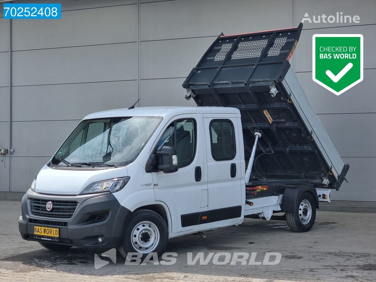 FIAT Ducato 140pk Kipper 3 zijdig Dubbel Cabine Euro6 Tipper Benne Ki volquete < 3.5t