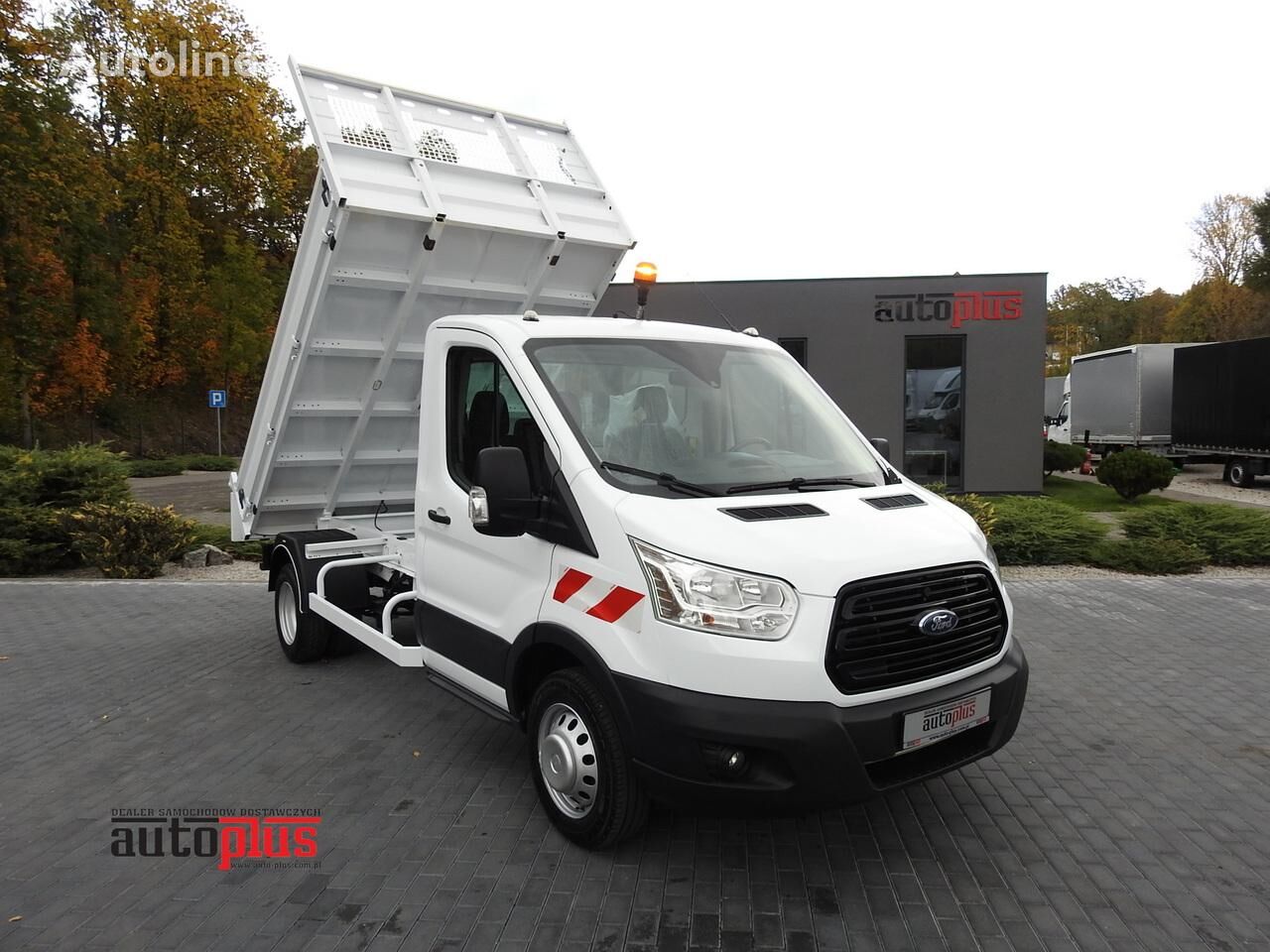 Ford TRANSIT WYWROTKA TEMPOMAT KLIMATYZACJA LEDY BLIŹNIACZE KOŁA  170 dump truck < 3.5t