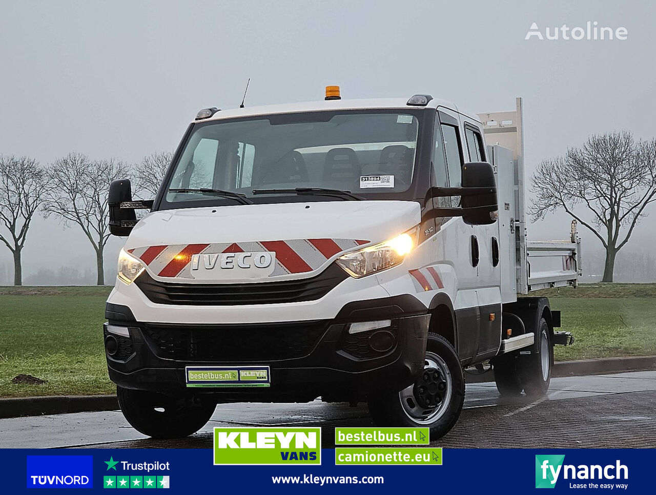 IVECO DAILY 35C14 DUB.CAB Kipper Kist! dump truck < 3.5t