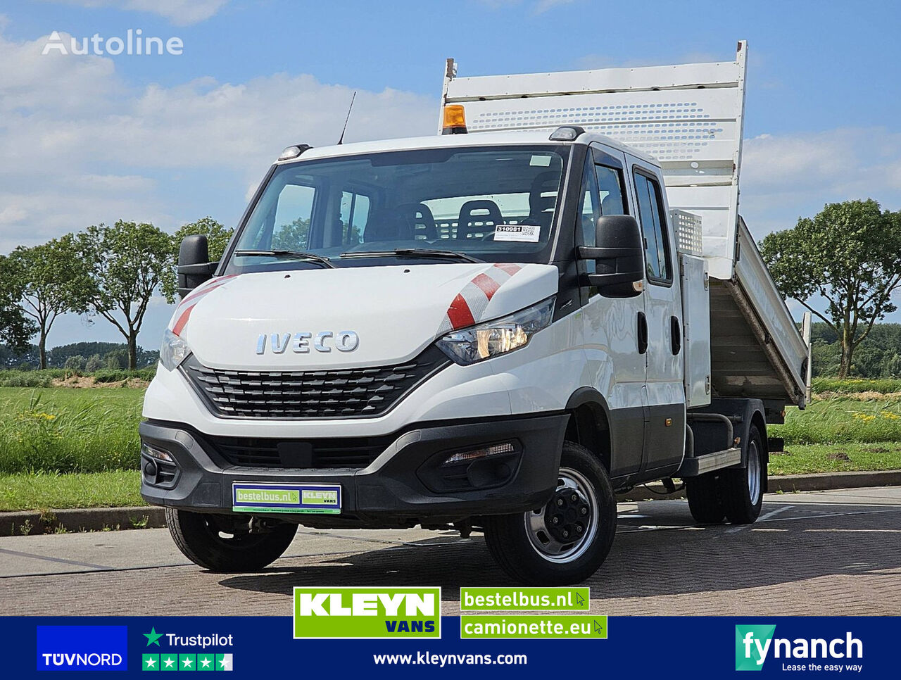 kallur < 3.5t IVECO DAILY 35C14 dub.cab kipper euro6