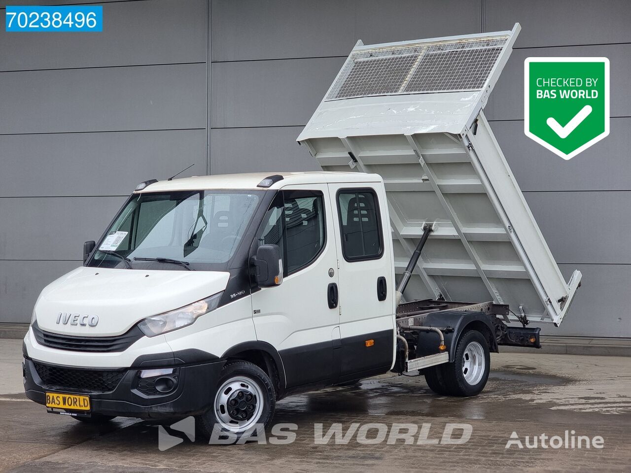 camion-benne < 3.5t IVECO Daily 35C12 Euro6 Dubbel Cabine Kipper 3500kg trekhaak Tipper Be