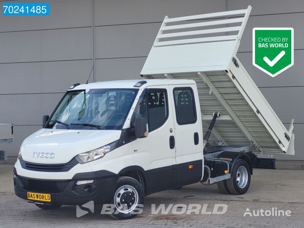 sklápač < 3.5t IVECO Daily 35C12 Euro6 Dubbel Cabine Kipper 3500kg trekhaak Tipper Be