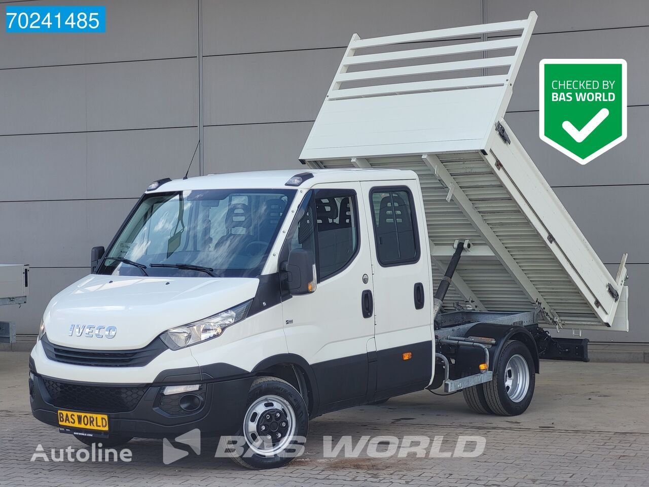 IVECO Daily 35C12 Euro6 Dubbel Cabine Kipper 3500kg trekhaak Tipper Be dump truck < 3.5t