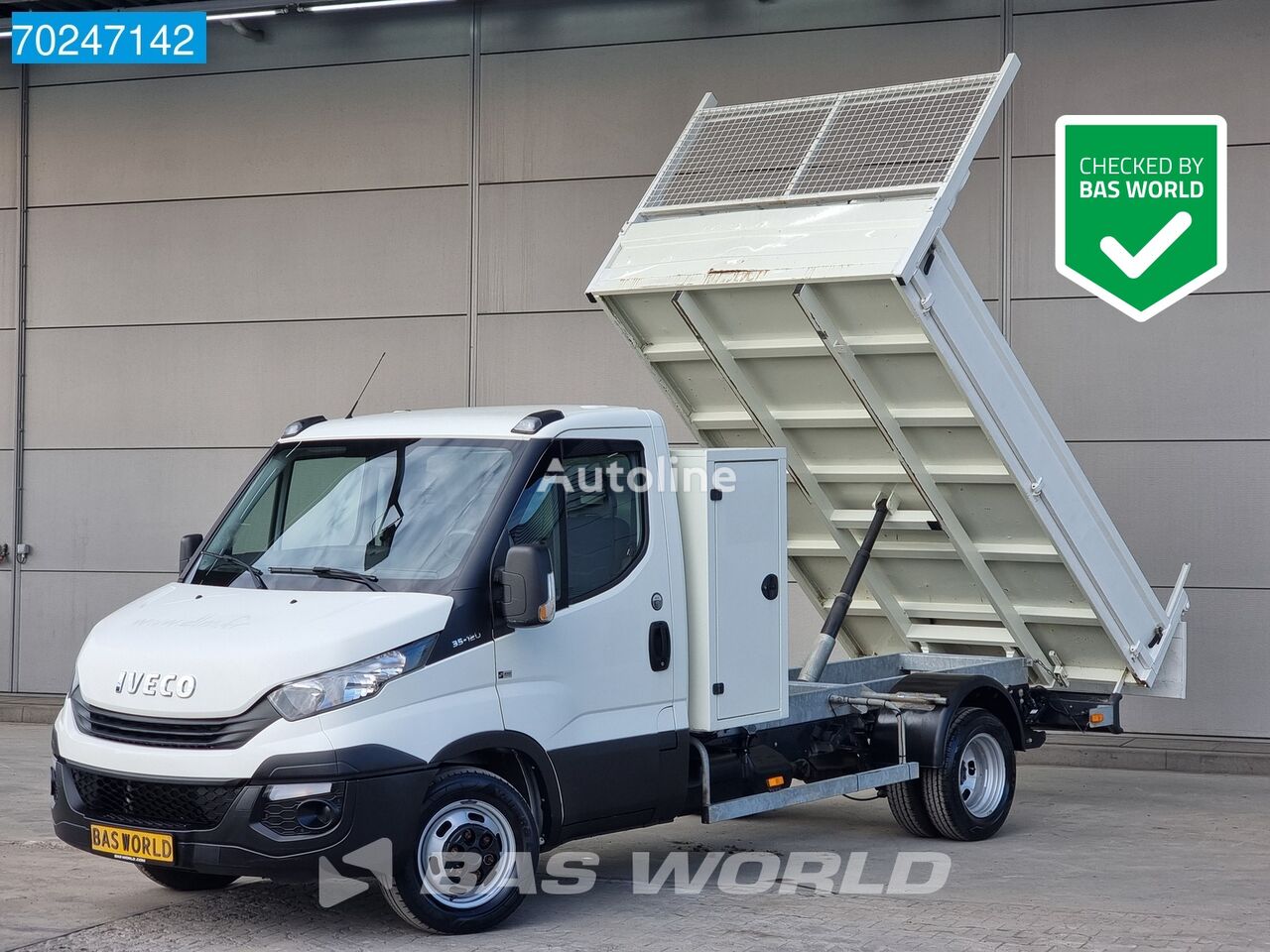 IVECO Daily 35C12 Euro6 Kipper met Kist 3500kg trekhaak Airco Cruise T tippbil < 3.5t