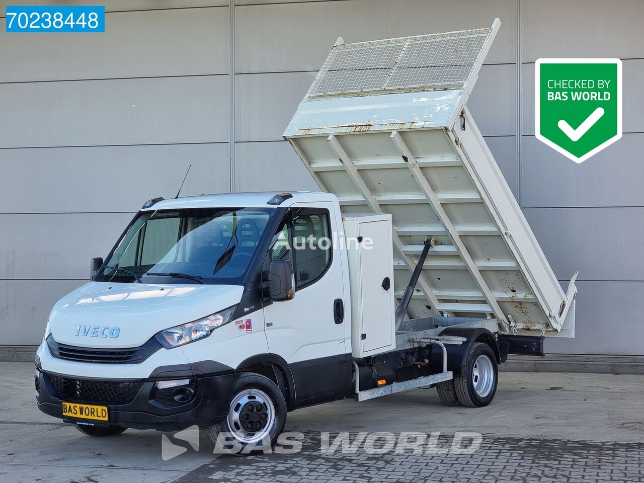 IVECO Daily 35C12 Euro6 Kipper met Kist Airco Cruise 3500kg trekhaak T kipper vrachtwagen < 3.5t