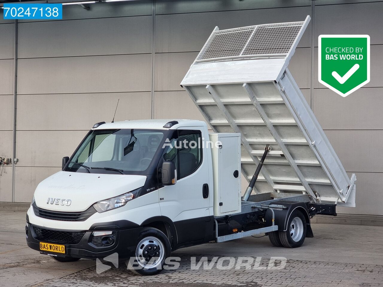 IVECO Daily 35C12 Euro6 Kipper met kist 3500kg trekhaak Tipper Benne T volquete < 3.5t