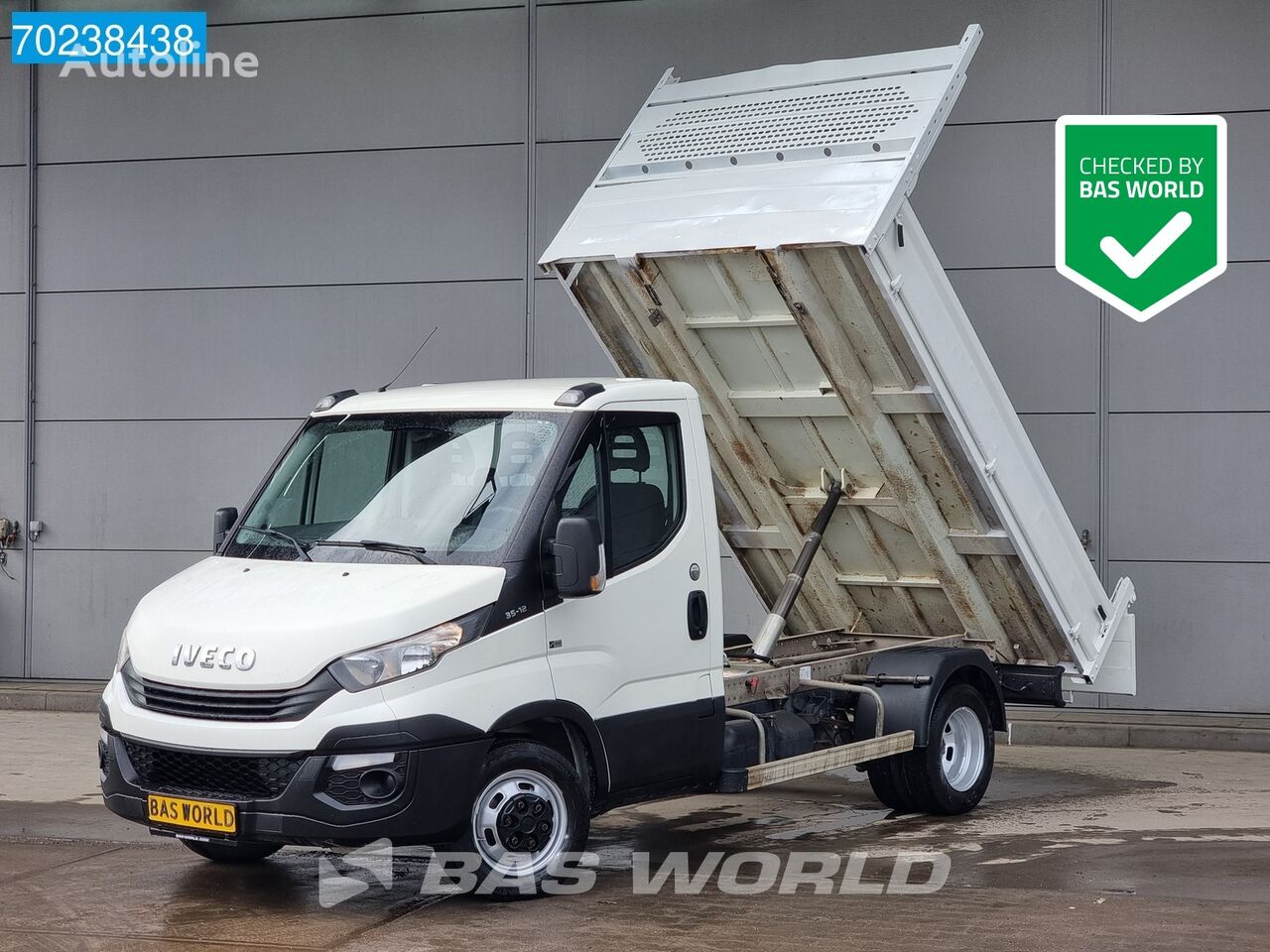 xe ben < 3.5t IVECO Daily 35C12 Kipper Euro6 3500kg trekhaak Tipper Benne Kieper Tre