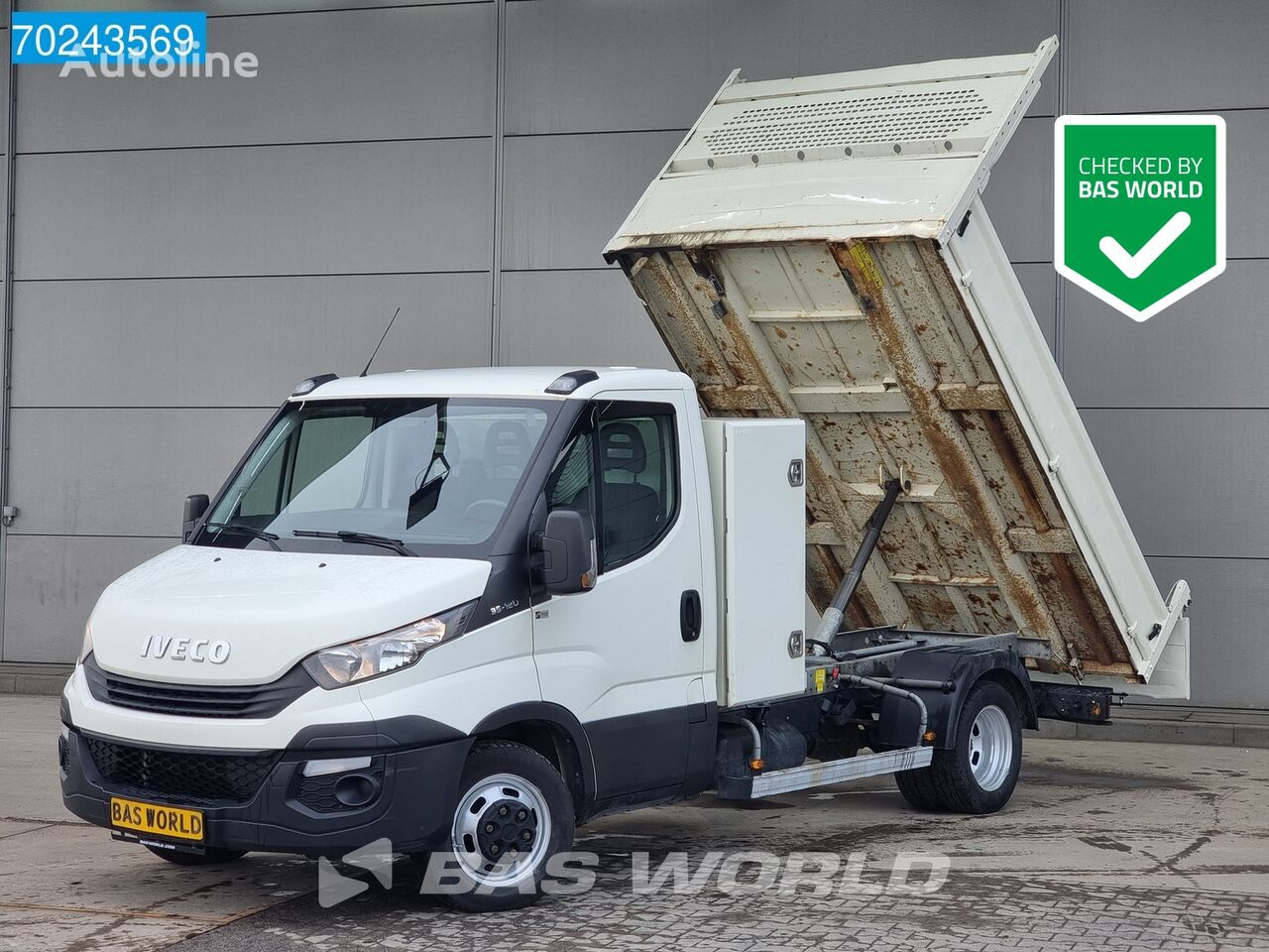 самосвал < 3.5т IVECO Daily 35C12 Kipper met kist Trekhaak Airco Cruise Euro6 Tipper B