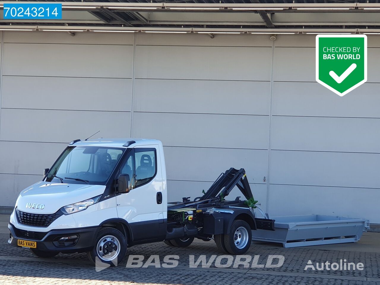 new IVECO Daily 35C16 3.0 Haakarm Kipper Hooklift Abrollkipper 3Ton Airco  dump truck < 3.5t