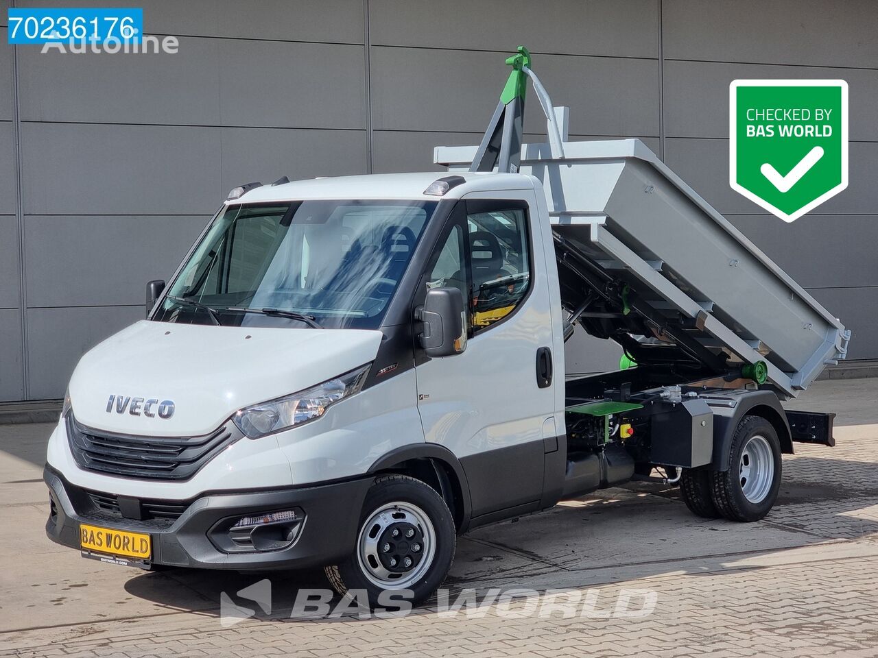 جديدة شاحنة قلابة < 3.5طن IVECO Daily 35C16 3.0 Haakarm Kipper Hooklift Abrollkipper 3Ton Airco